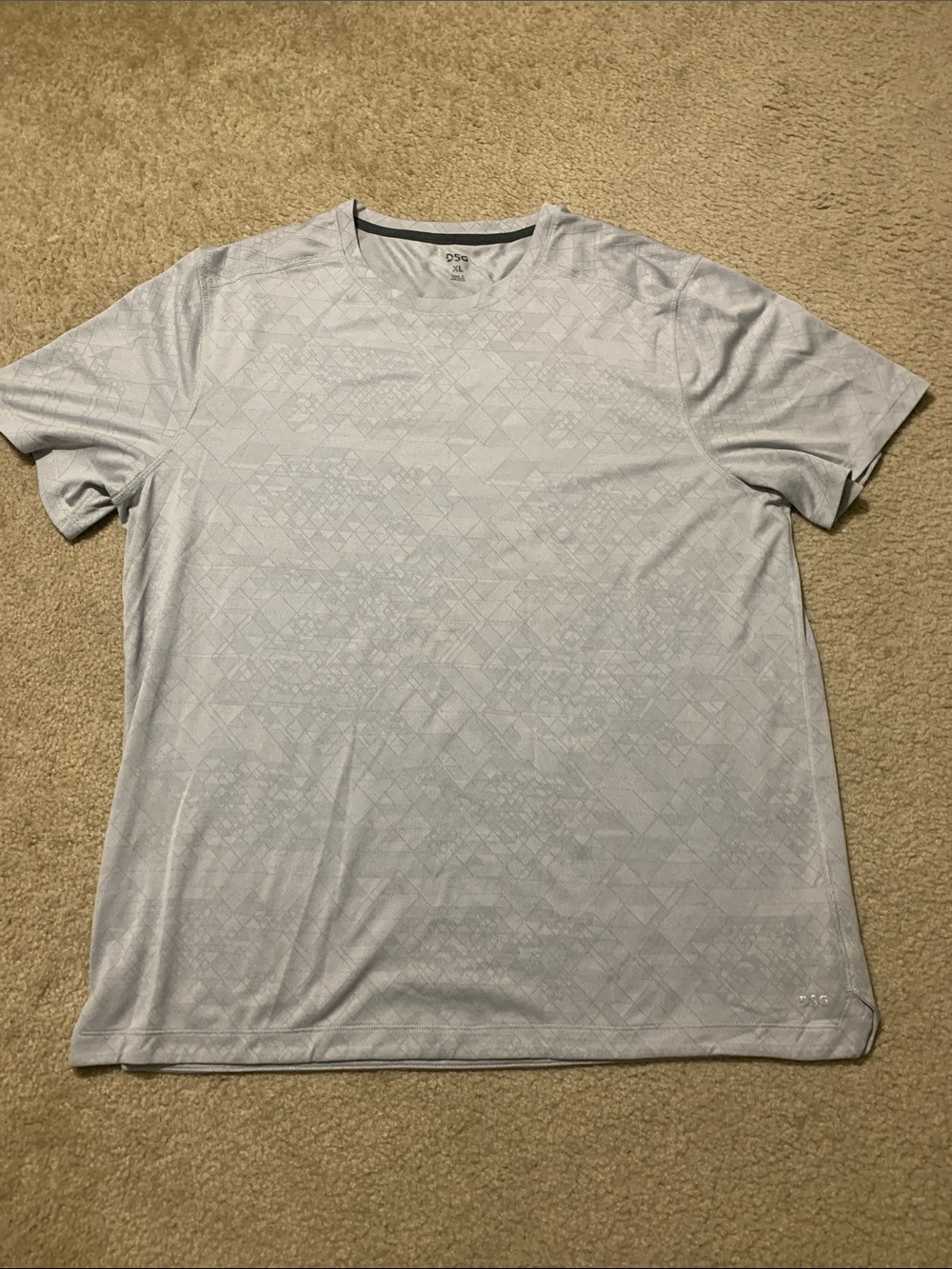 DSG Light Gray Short-Sleeve Performance Tee